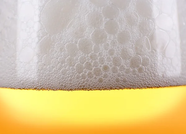 Glass of beer, closeup — Stock Photo, Image