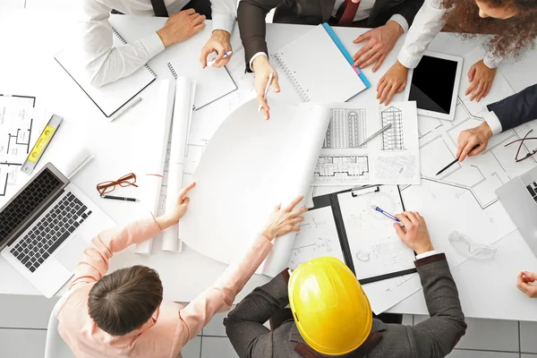 Team of professional engineers — Stock Photo, Image