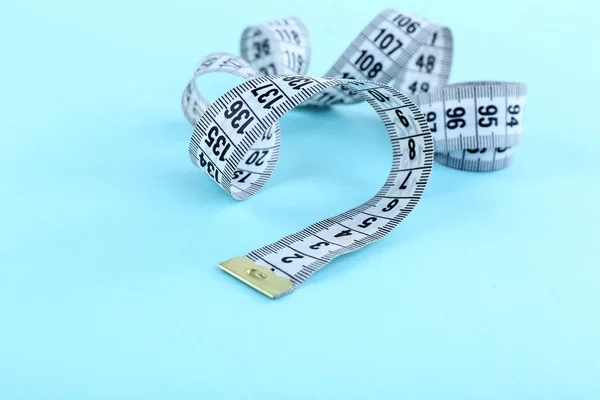 White measuring tape — Stock Photo, Image