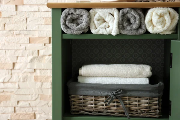 Close-up of bath towels — Stock Photo, Image