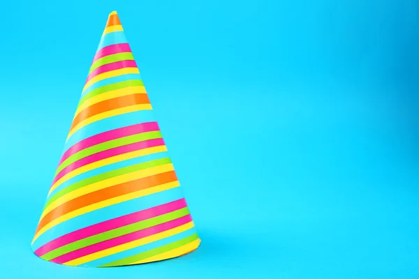 Striped Birthday hat — Stock Photo, Image