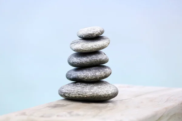 Stack of spa stones — Stock Photo, Image