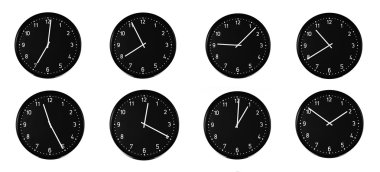 Yuvarlak duvar saatleri