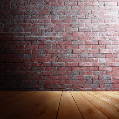 Oda içi tuğla duvar 