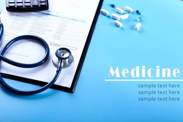Material médico en segundo plano —  Fotos de Stock