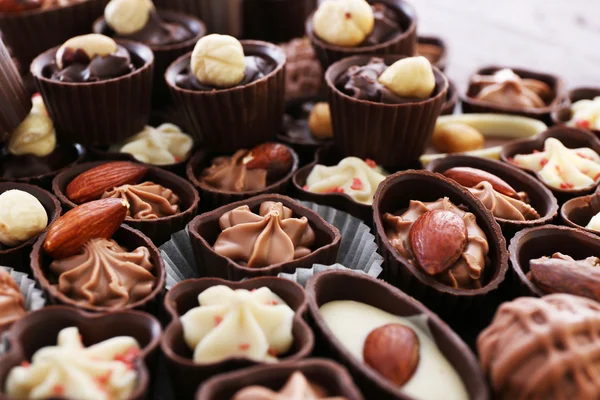 Pyszne cukierki czekoladowe — Stock Fotó