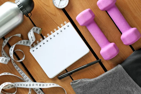 Set de deportistas con ropa femenina — Foto de Stock