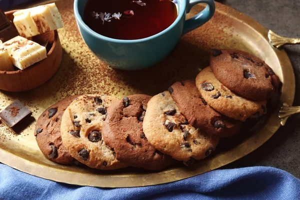 Cookies aux pépites de chocolat — Photo