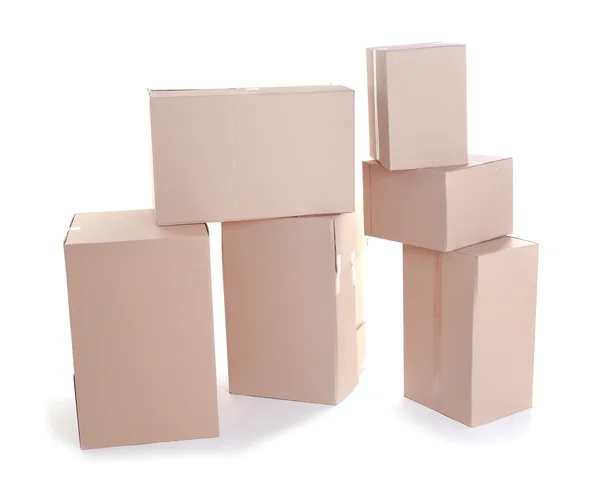 Set of cardboard boxes — Stock Photo, Image