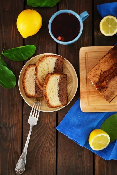 おいしい甘いケーキ パン — ストック写真