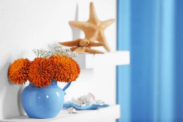 Decorazione domestica blu — Foto Stock