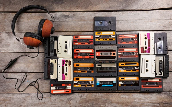 Collection de cassettes audio — Photo