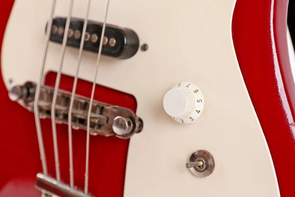Guitarra elétrica, close up — Fotografia de Stock