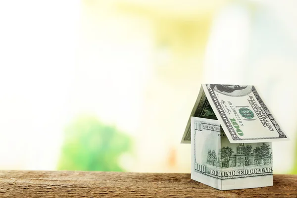 Money house, close up — Stock Photo, Image