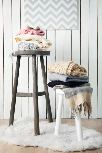 Stools in light interior — Stock Photo, Image