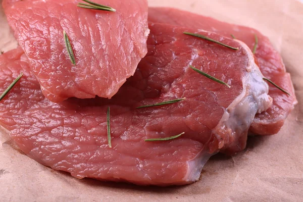 Raw beef steak — Stock Photo, Image