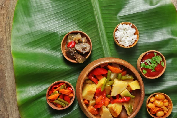 Stewed vegetables with spices — Stock Photo, Image