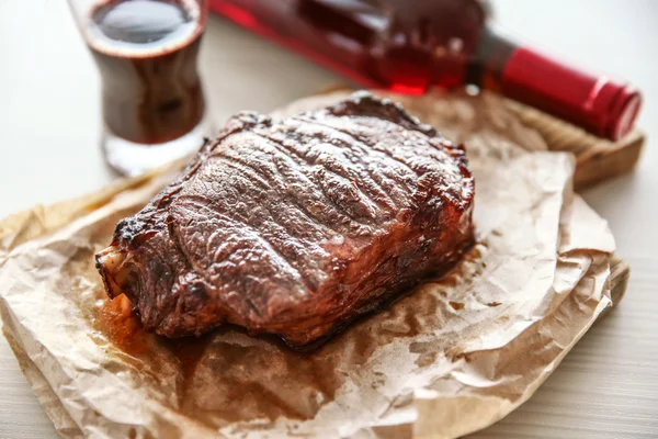 Pečený Vepřový steak — Stock fotografie