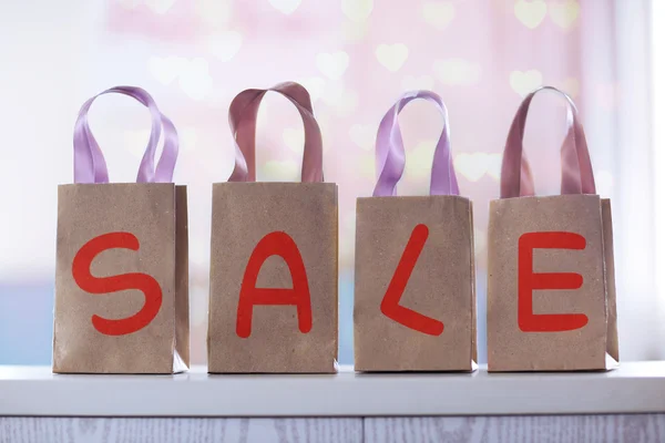 Word sale made with paper bags — Stock Photo, Image
