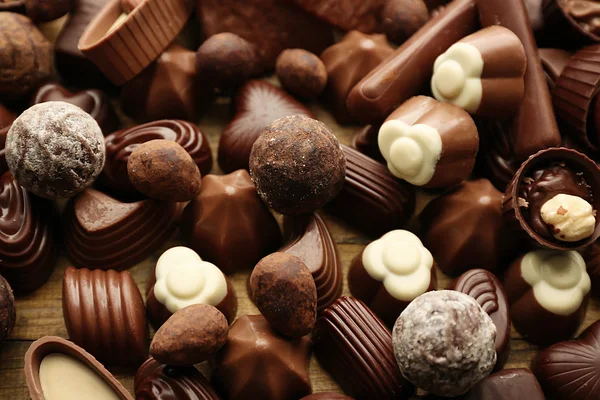 Deliciosos dulces de chocolate — Foto de Stock