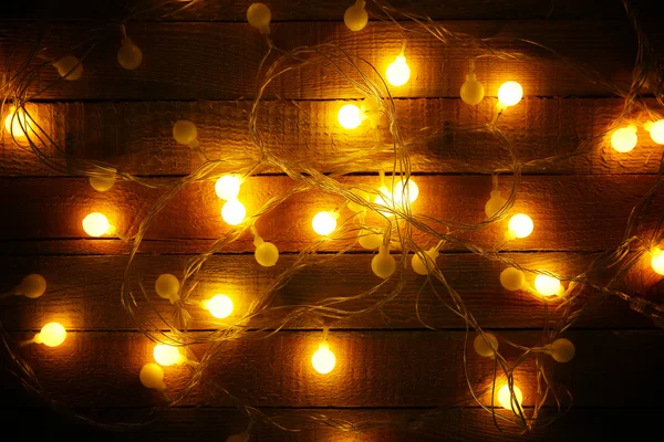 Electric Christmas garland — Stock Photo, Image