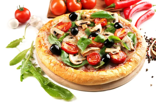 Leckere leckere Pizza — Stockfoto