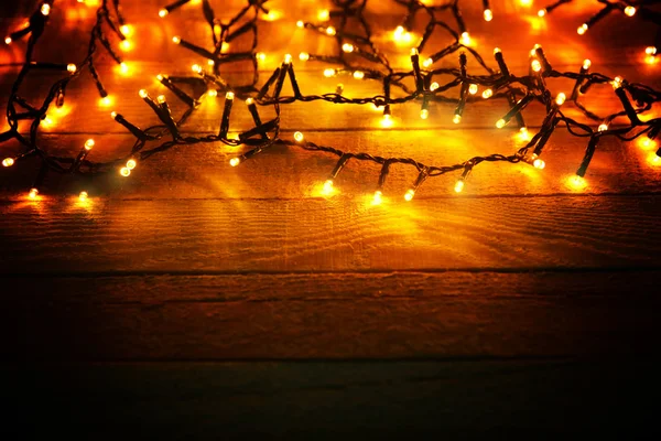 Guirnalda eléctrica de Navidad — Foto de Stock