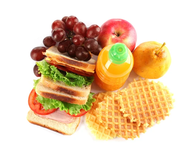 Gezonde school lunch — Stockfoto