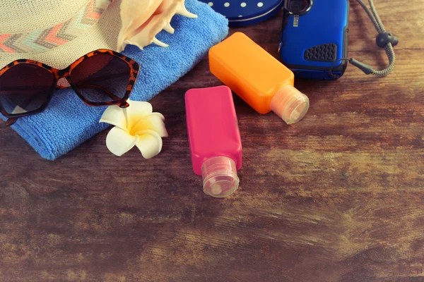 Summer accessories close up — Stock Photo, Image