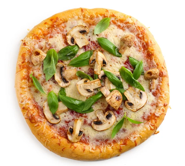 Pizza saporita con verdure — Foto Stock