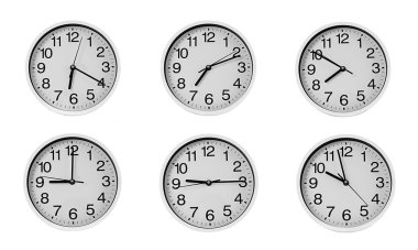 Yuvarlak duvar saatleri