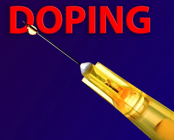Kavram doping durdurmak. — Stok fotoğraf