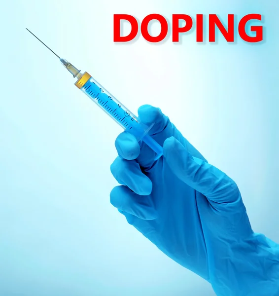 Smettere di doping concetto . — Foto Stock