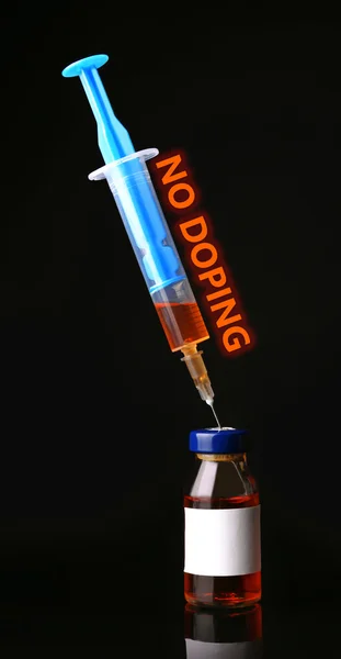 Kavram doping durdurmak. — Stok fotoğraf