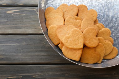 kalp şeklinde bisküvi 