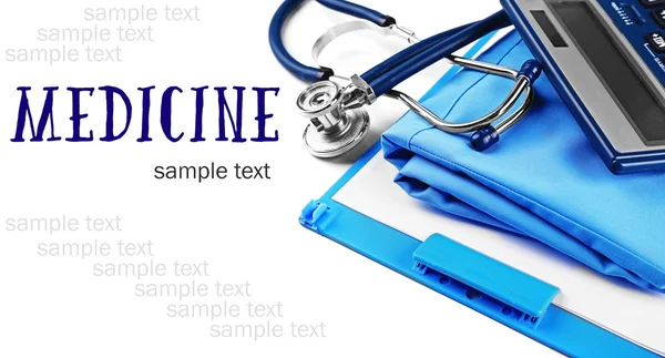 Medical supplies on background — Stock Photo, Image