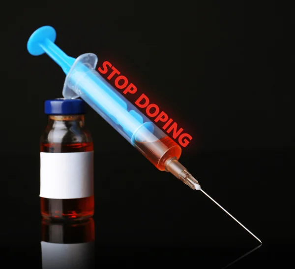 Smettere di doping concetto . — Foto Stock