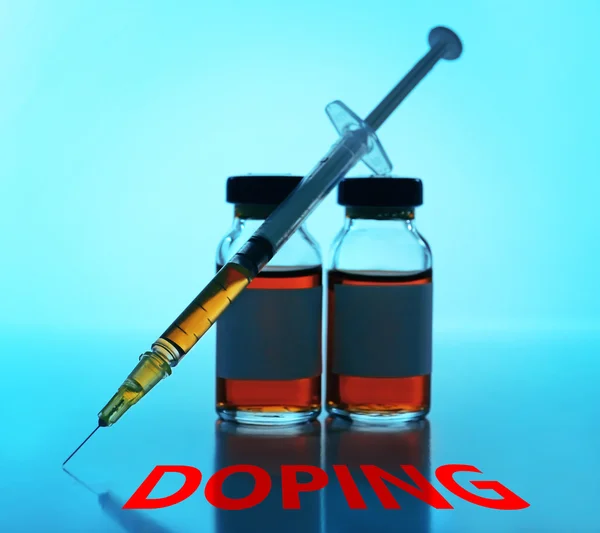 Kavram doping durdurmak. — Stok fotoğraf