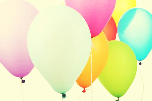 Colorful balloons Retro style — Stock Photo, Image