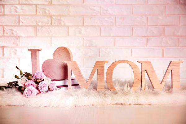 Amo a mamá — Foto de Stock