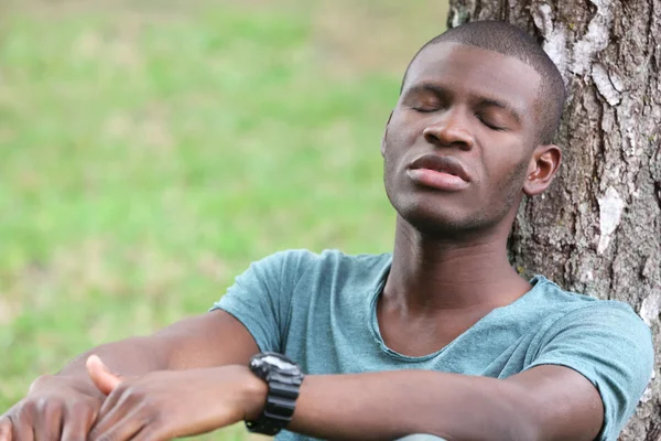 Handsome African American man — Stock Photo, Image