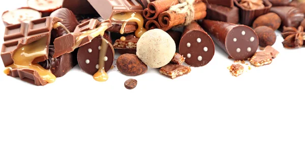 Assorted chocolate candies — Zdjęcie stockowe