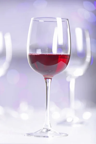 Wineglasses on  lights background — Stock Photo, Image