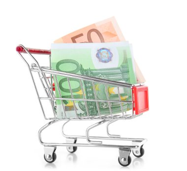 Küçük alışveriş arabası 