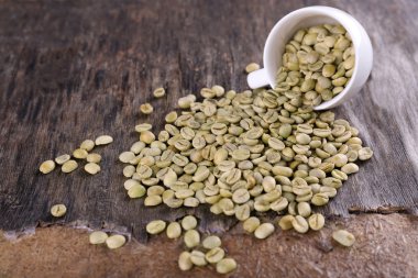 Yeşil kahve çekirdekleri 