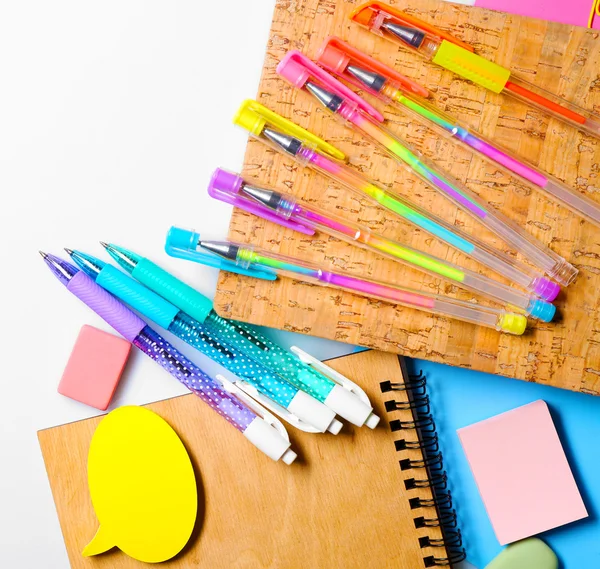 Conjunto de papelería aislada —  Fotos de Stock