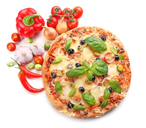 Deliciosa pizza fresca — Foto de Stock