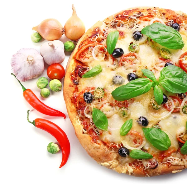 Délicieuse pizza fraîche — Photo