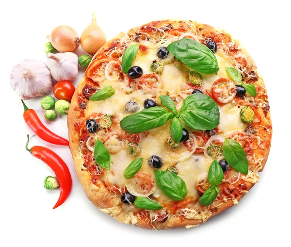 Deliciosa pizza fresca — Foto de Stock