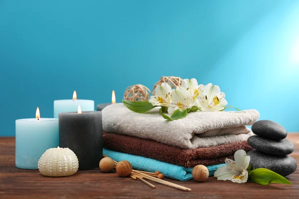 Spa treatments on table — Stock Photo, Image